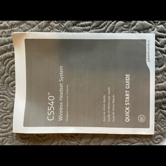 Plantronics Wireless Headset System CS540 NIB - Picture 5 of 12